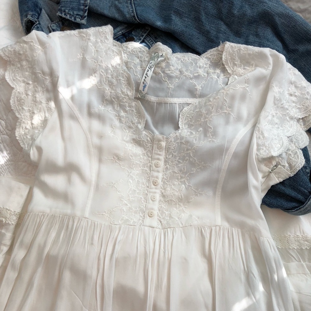 White dress